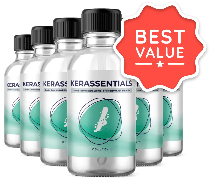 Kerassentials 6 bottles maximum order pack